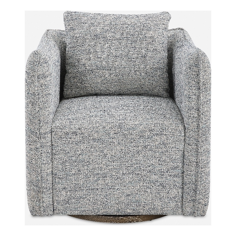 Uttermost Corben Blue Swivel Chair