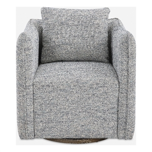 Uttermost Corben Blue Swivel Chair