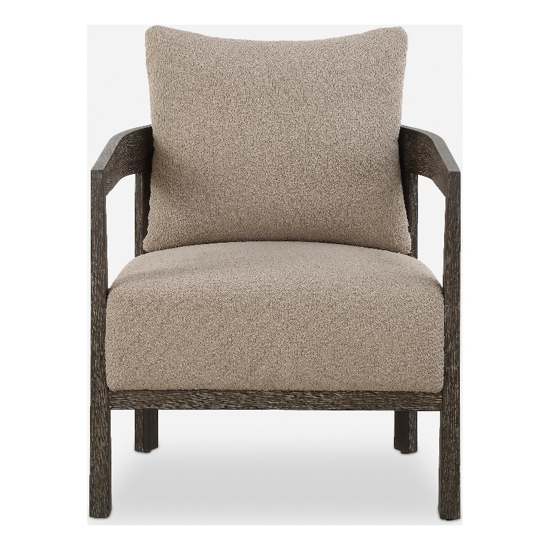 Uttermost Sienna Sand Fabric Accent Chair
