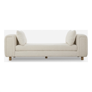 Uttermost Repose Oversized Ivory Bench