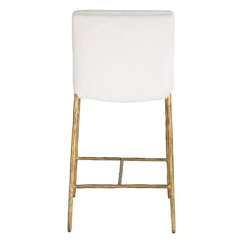 Uttermost Ascend White Counter Stool