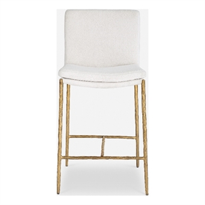 Uttermost Ascend White Counter Stool
