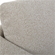 Uttermost Freefall Polyester Boucle Upholstered Sofa in Toasty Beige/Gray Ceruse