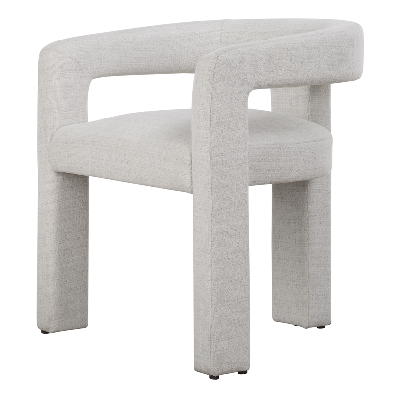 Uttermost Perspective Fabric Dining Chair in White