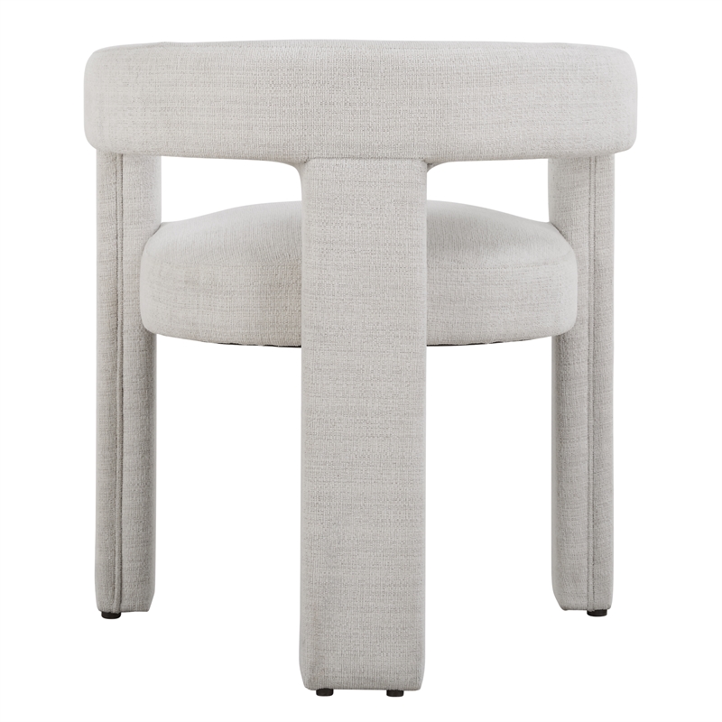 Uttermost Perspective Fabric Dining Chair in White