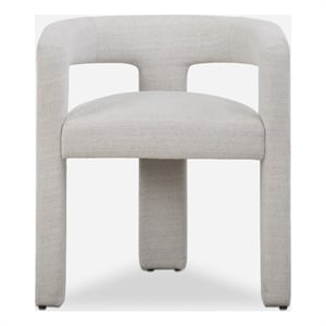 Uttermost Perspective Fabric Dining Chair in White