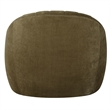 Uttermost Narrows Low-Pile Chambray Chenille Swivel Chair in Moss Green