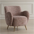 Uttermost Gemstone Confetti Toned Accent Chair in Multi-Color