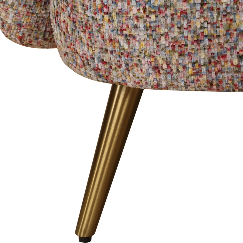 Uttermost Gemstone Confetti Toned Accent Chair in Multi-Color