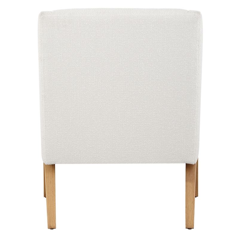 Uttermost Evolve White Fabric Accent Chair
