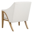 Uttermost Evolve White Fabric Accent Chair