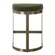 Uttermost Ivanna Brass Moss Counter Stool