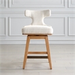 Uttermost Klismos Off White Fabric Counter Stool