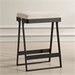 Uttermost Hover Iron Counter Stool in Black