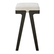 Uttermost Hover Iron Counter Stool in Black