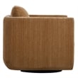Uttermost Abound Chenille Upholstered Swivel Chair in Ginger