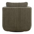 Uttermost Abound Chenille Upholstered Swivel Chair in Herb