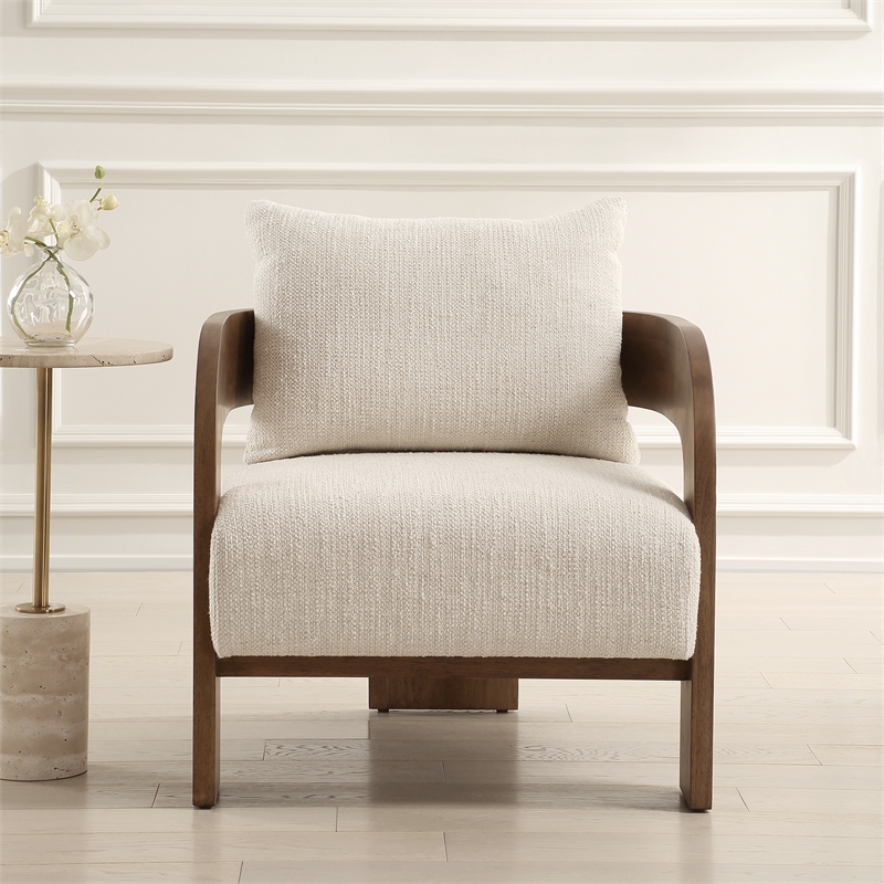 Uttermost Rowan Ivory Accent Chair