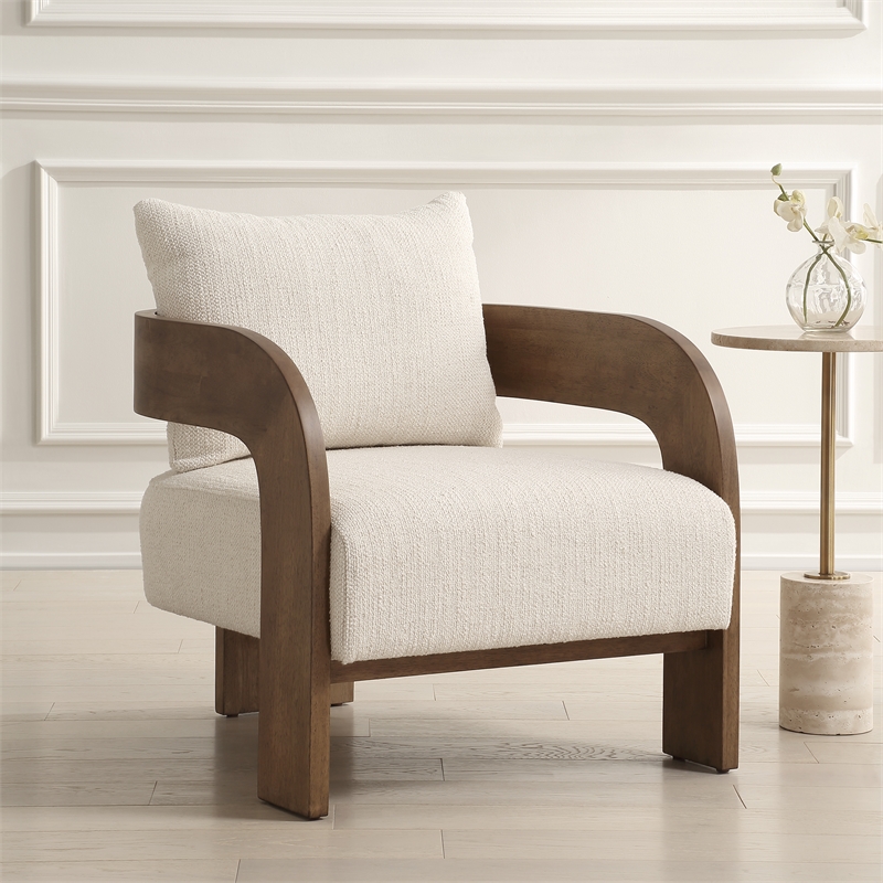 Uttermost Rowan Ivory Accent Chair
