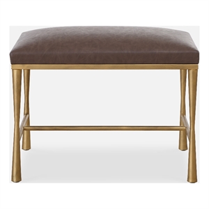 Uttermost Reform Gold Small Bench