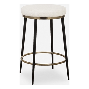 Uttermost Ensemble Cream Counter Stool