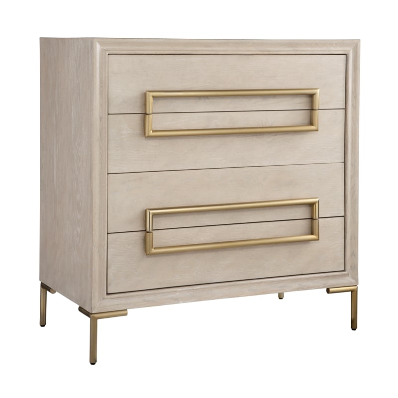 Uttermost Alessia Light Oak Accent Chest