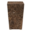 Uttermost Poe Marble Accent Table in Brown