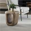 Uttermost Loophole Bleached Wash Accent Stool in Natural