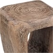 Uttermost Loophole Bleached Wash Accent Stool in Natural