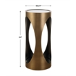 Uttermost Achilles Brass Drink Table