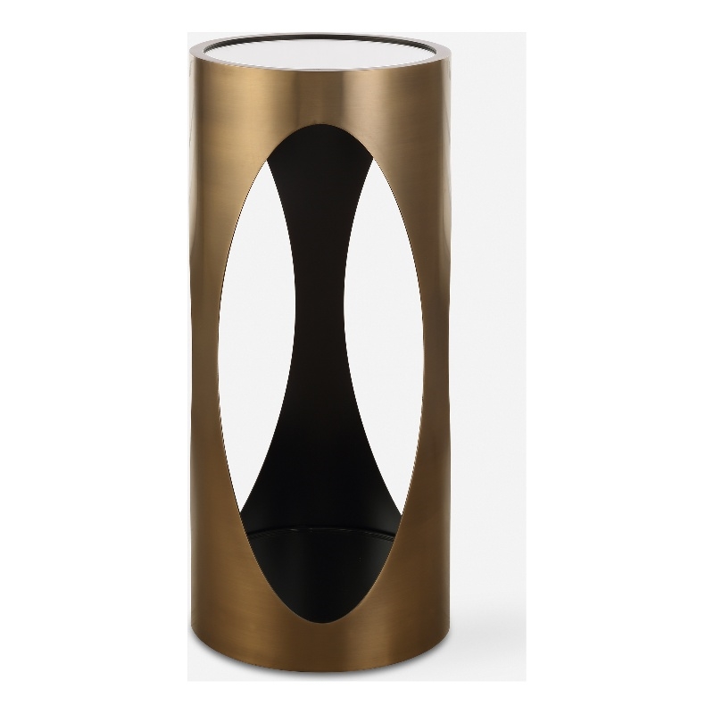 Uttermost Achilles Brass Drink Table