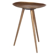 Uttermost Lily Pad Antique Brass Accent Table