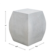 Uttermost Grove Ivory Wooden Accent Stool