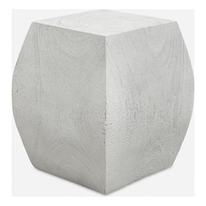 Uttermost Grove Ivory Wooden Accent Stool