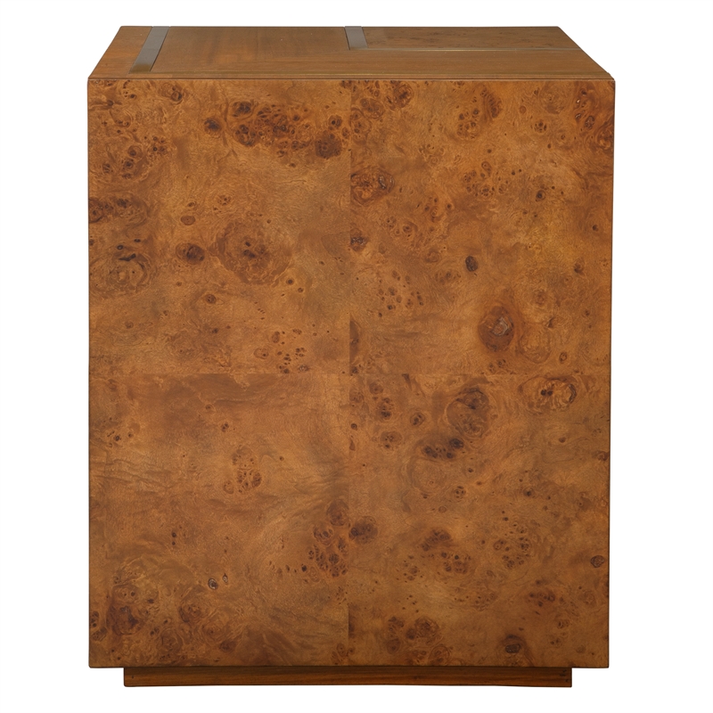 Uttermost Seven Wonders Wooden Side Table in Brown