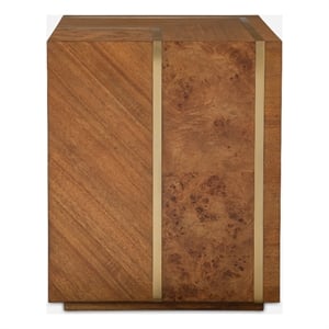 Uttermost Seven Wonders Wooden Side Table in Brown