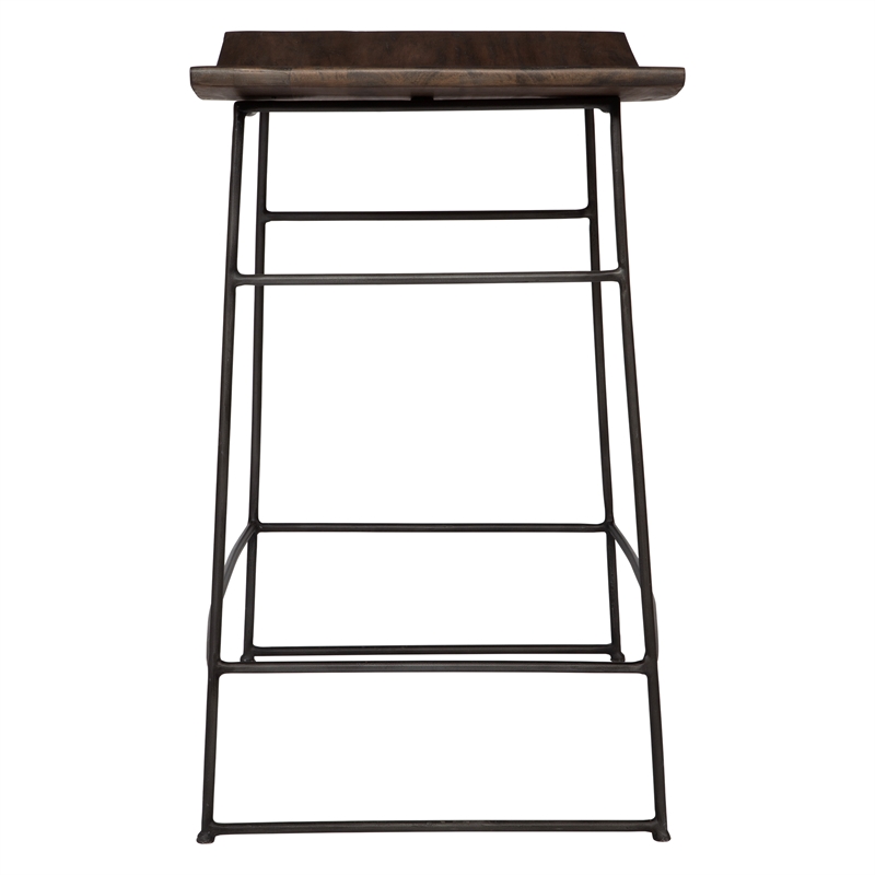 Uttermost Thura Walnut Counter Stool