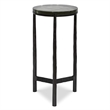 Uttermost Eternity Iron & Glass Accent Table in Gunmetal