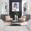 Uttermost Palisade Round Wood Coffee Table