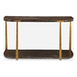 Uttermost Palisade Wood Console Table in Coffee