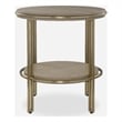 Uttermost Elise Round Brass Side Table