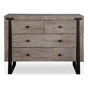 Uttermost Gabriel Light Oak Accent Chest
