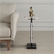 Uttermost Elements Bubble Glass Accent Table in White