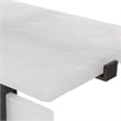 Uttermost Elements Bubble Glass Accent Table in White