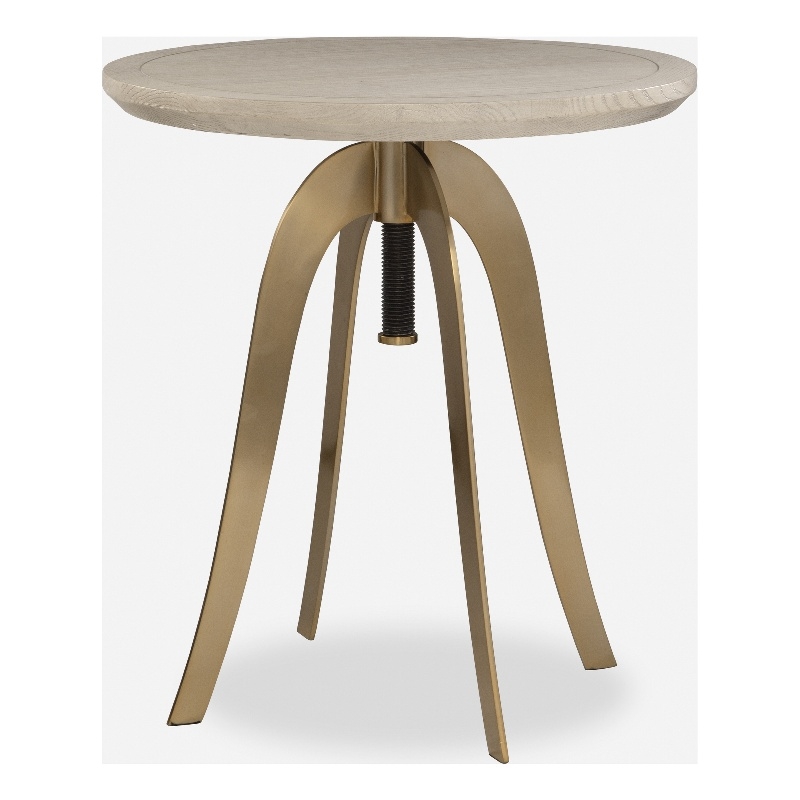 Uttermost Alice Oak Adjustable Accent Table