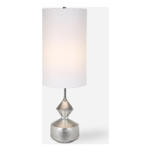 uttermost vial silver buffet lamp