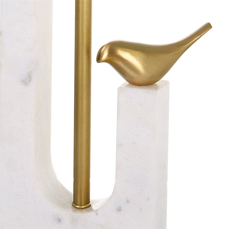 Uttermost Songbirds Table Lamp in White