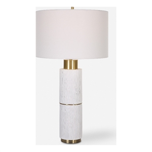 Uttermost Ruse Whitewashed Table Lamp