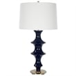 Uttermost Coil Sculpted Blue Table Lamp