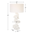 Uttermost Remnant White Marble Table Lamp